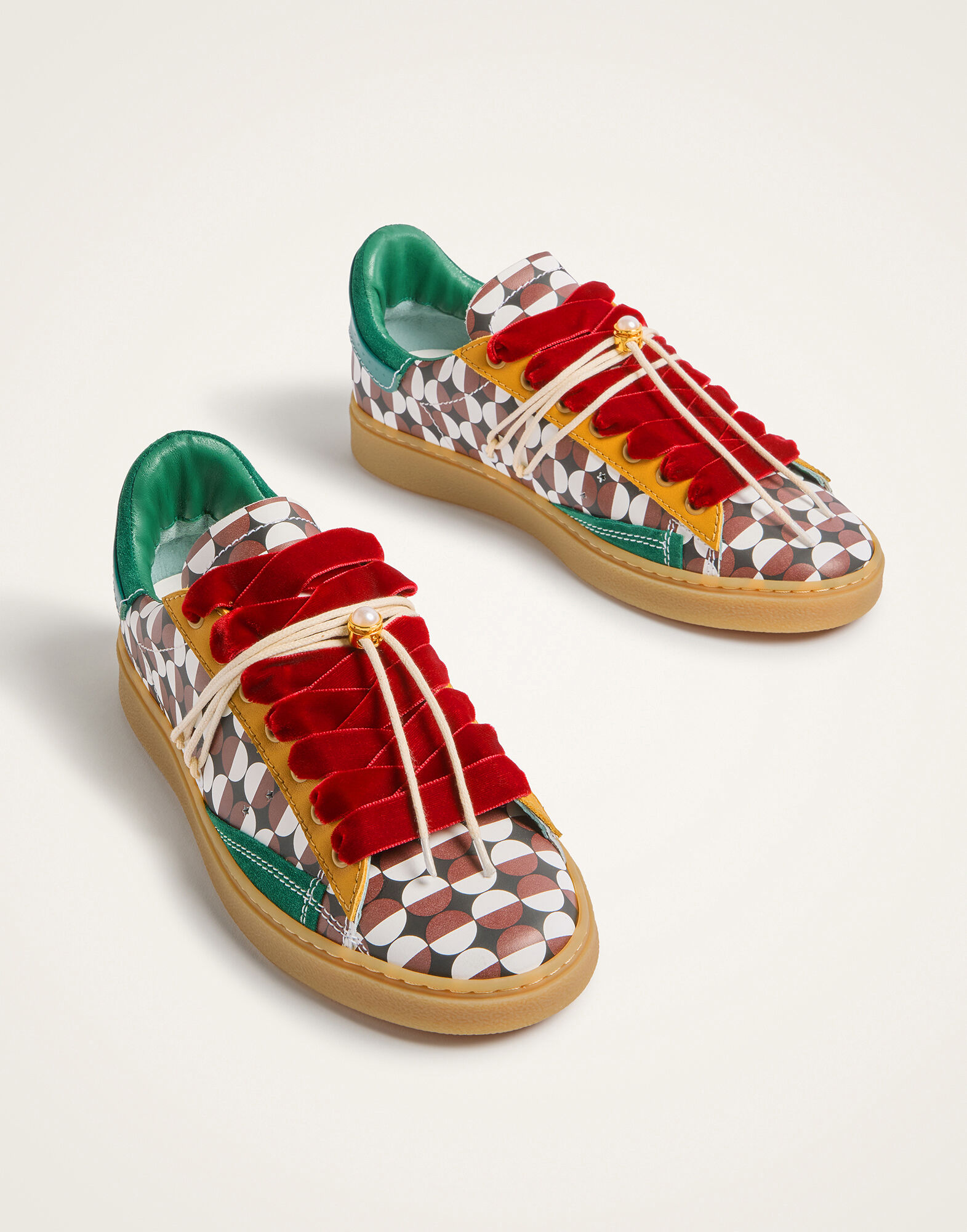 La DoubleJ All Time Low Top Sfere Burgundy SHO0112LEA017SFE01RE07