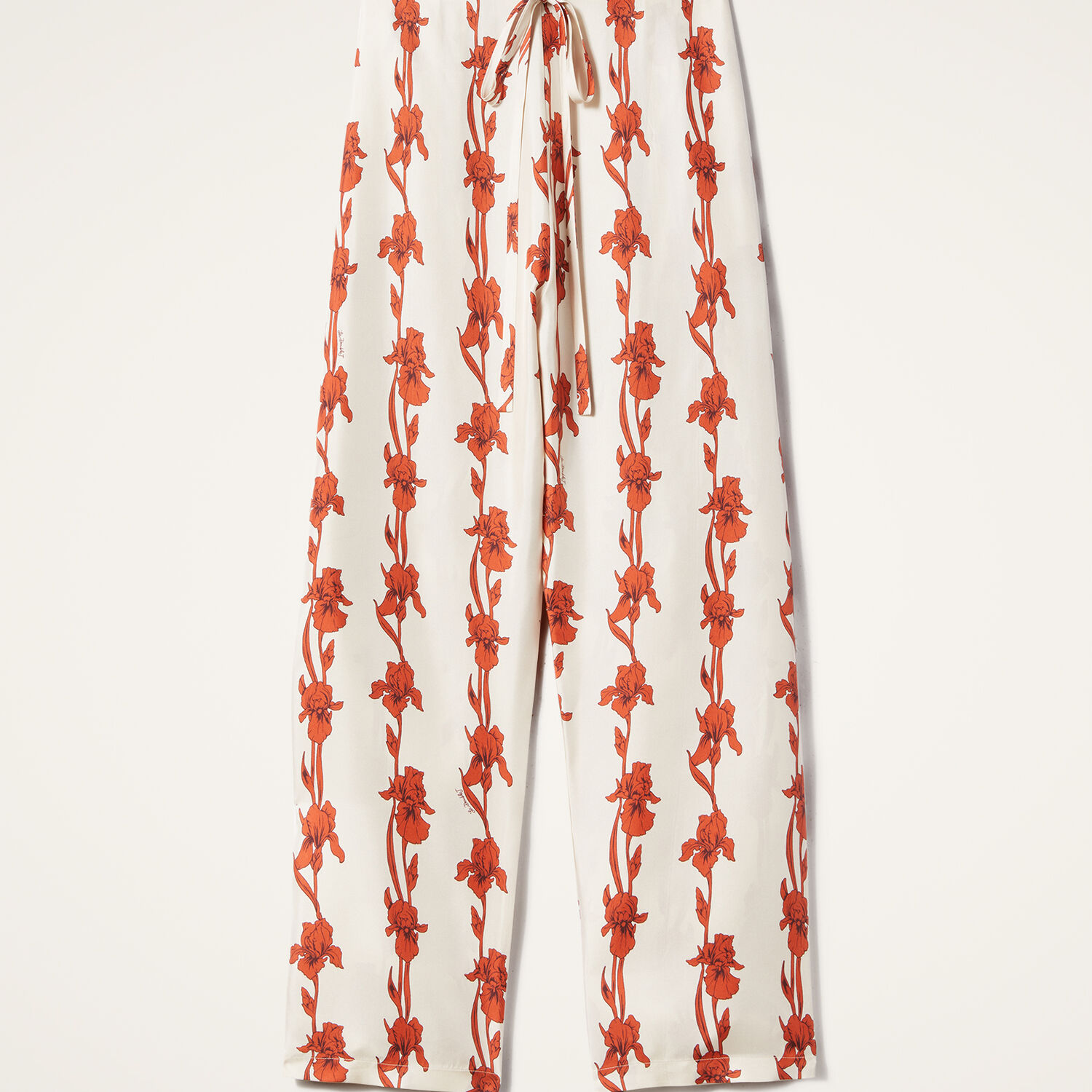La Doublej Drawstring Pants In Mini Iris Dark Orange