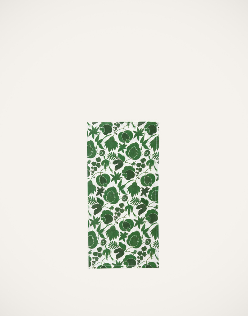 La DoubleJ Large Napkins Set Of 2 La DoubleJ Large Napkins Set Of 2 Wildbird Verde Small NAP0006LIN001CER0021