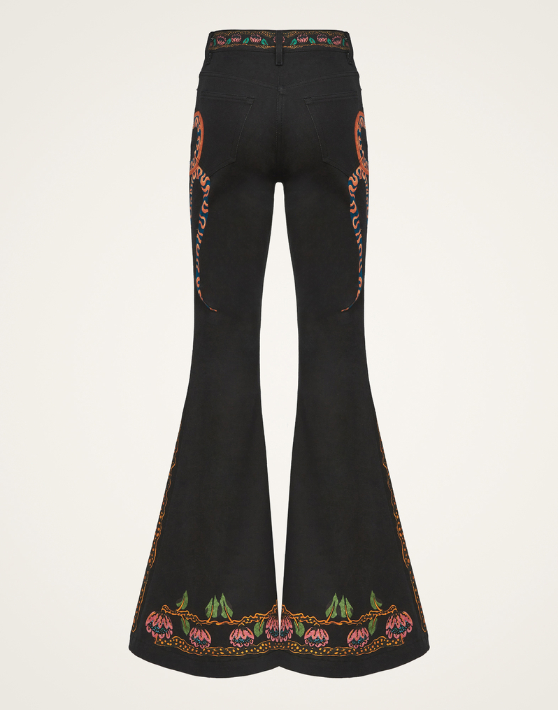 La DoubleJ Superflare Jeans La DoubleJ Superflare Jeans Eve Black TRO0126DEN001EEC01BL01
