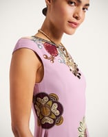 La DoubleJ Park Ave Dress La DoubleJ Park Ave Dress Nucleus Placée Dusty Pink DRE0857VIS006NUC06PI10