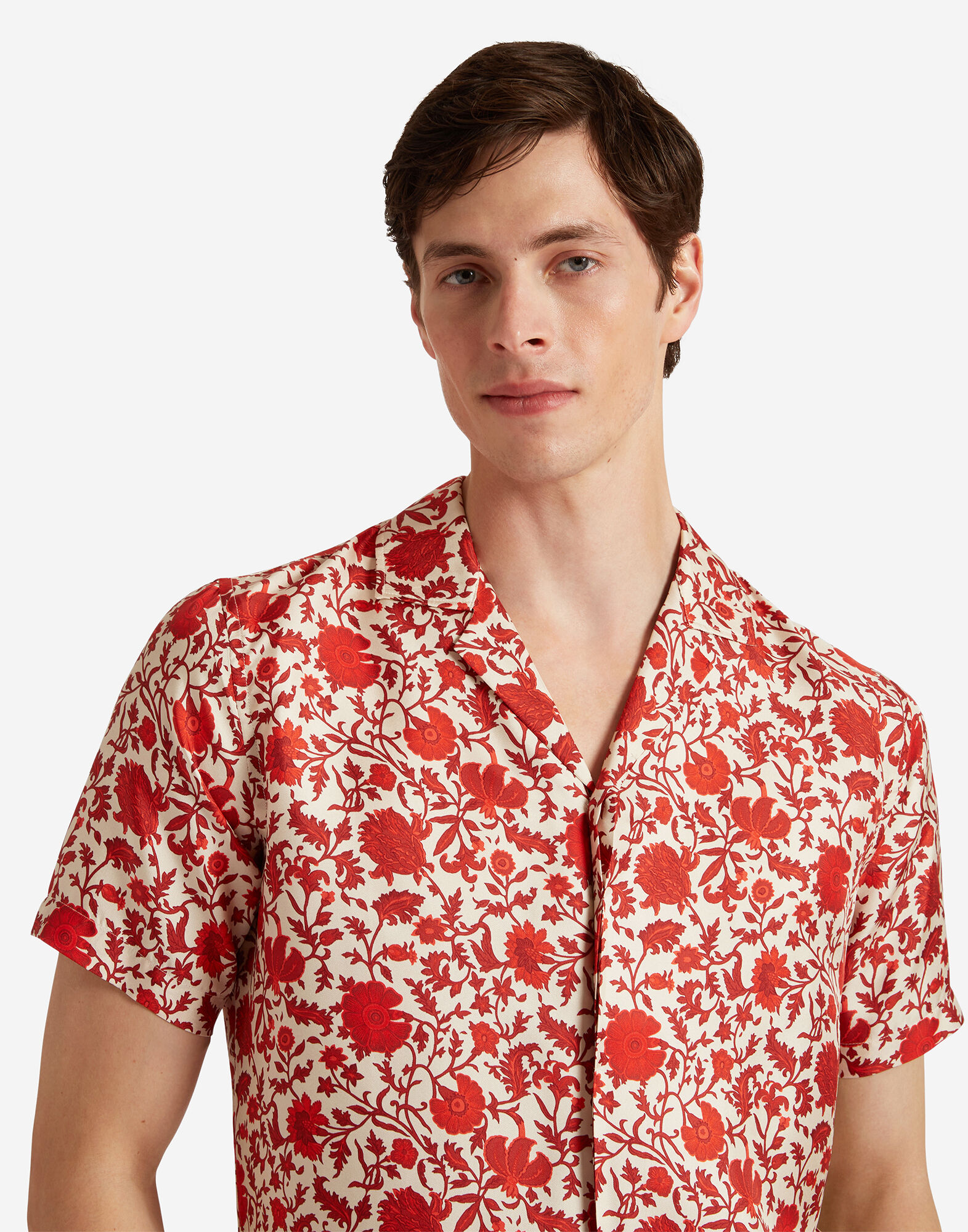 La DoubleJ Maitan Shirt Dragonflower Mini Red SHI0118SIL018DRE01RE01