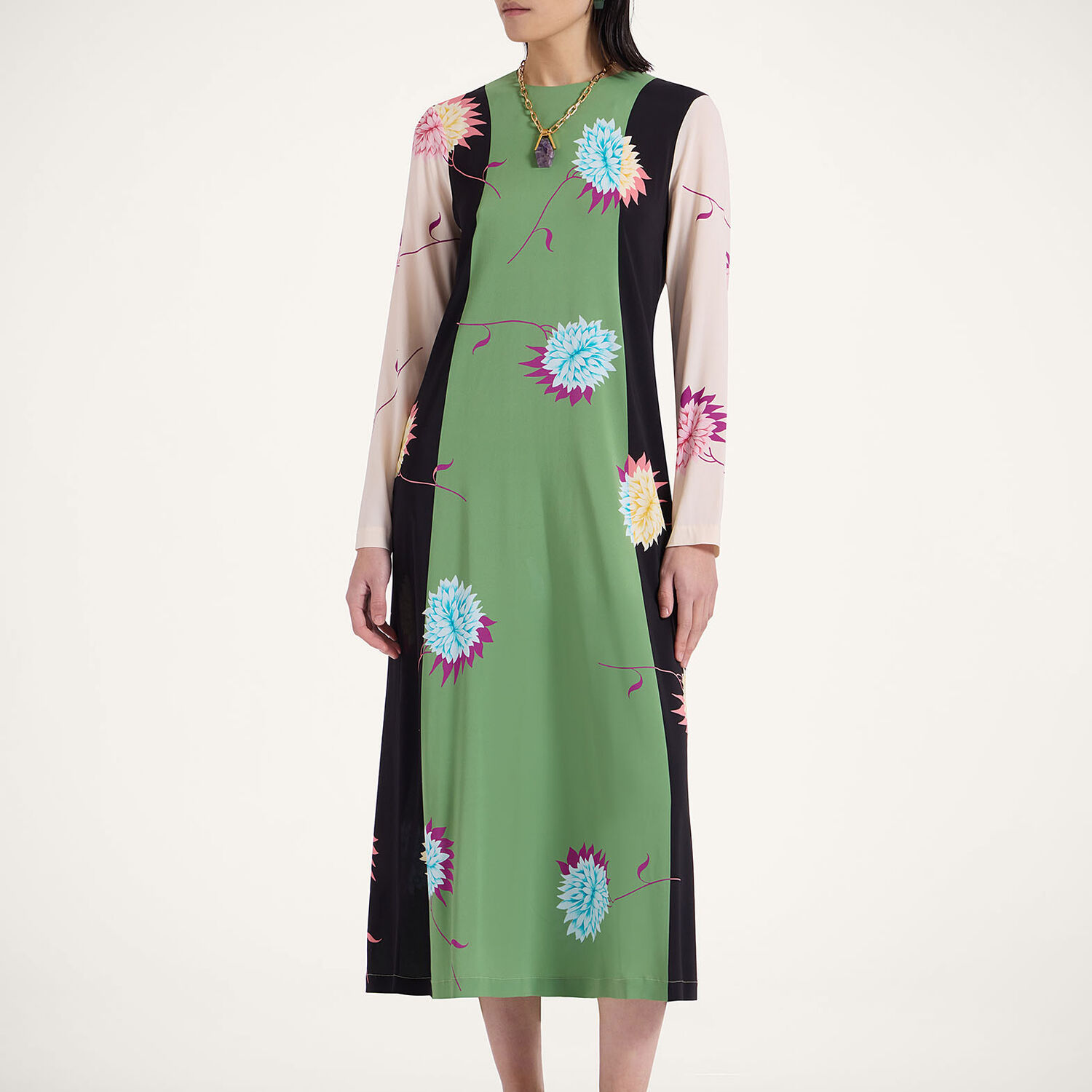 La Doublej Long Sleeve Swing Dress