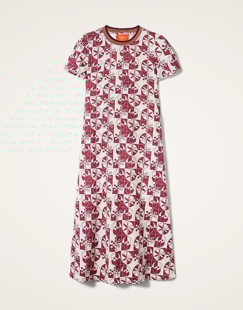 La DoubleJ Sporty Swing Dress La DoubleJ Sporty Swing Dress Eclipse Burgundy DRE0247JER002ECL01RE02