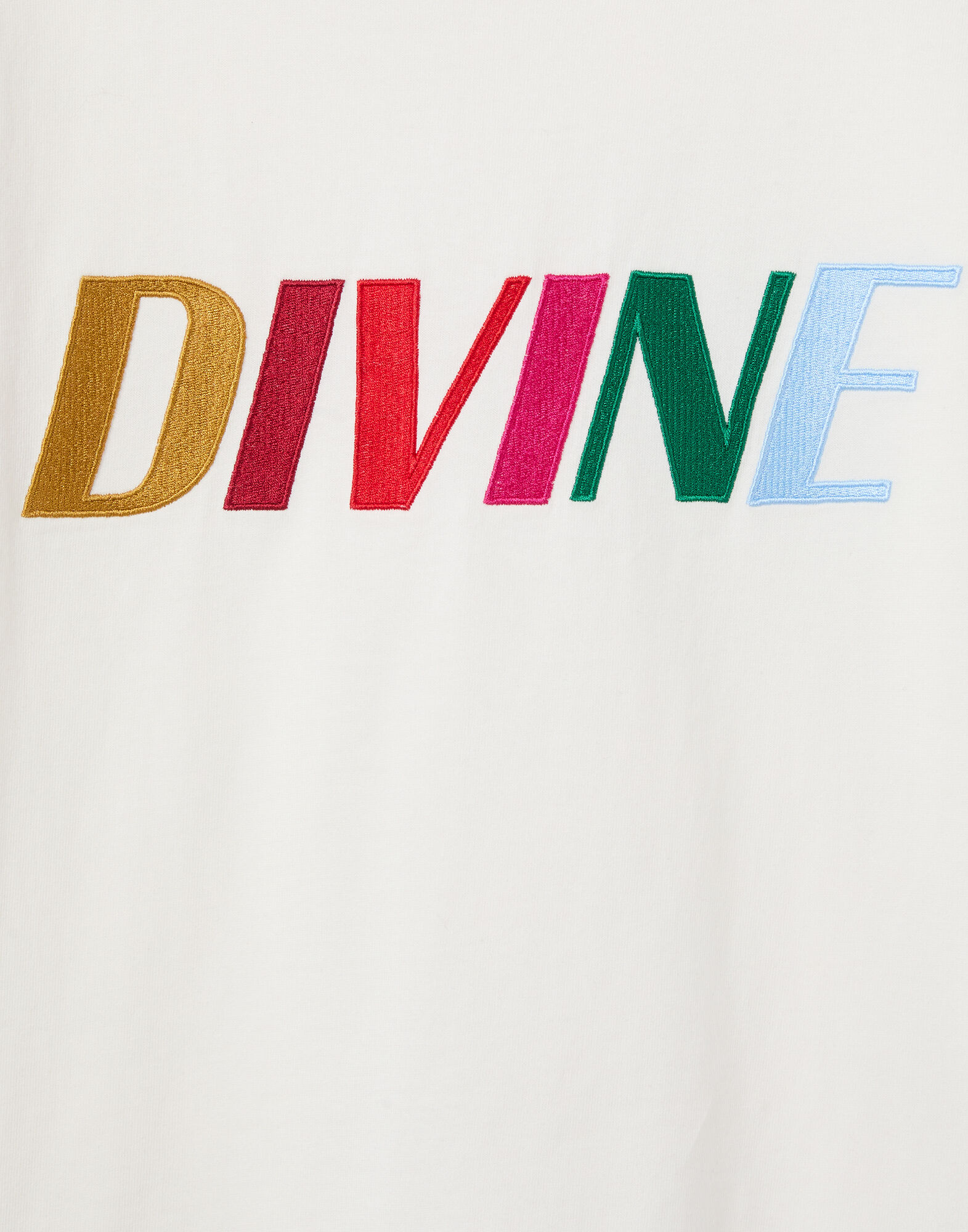 La DoubleJ High Tee Shirt Divine White TSH0071JER032SOC06WH01
