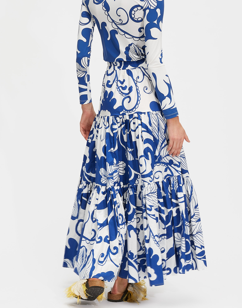 LaDoubleJ Big Skirt LaDoubleJ Big Skirt Marea Blu SKI0001COT001MRE0002