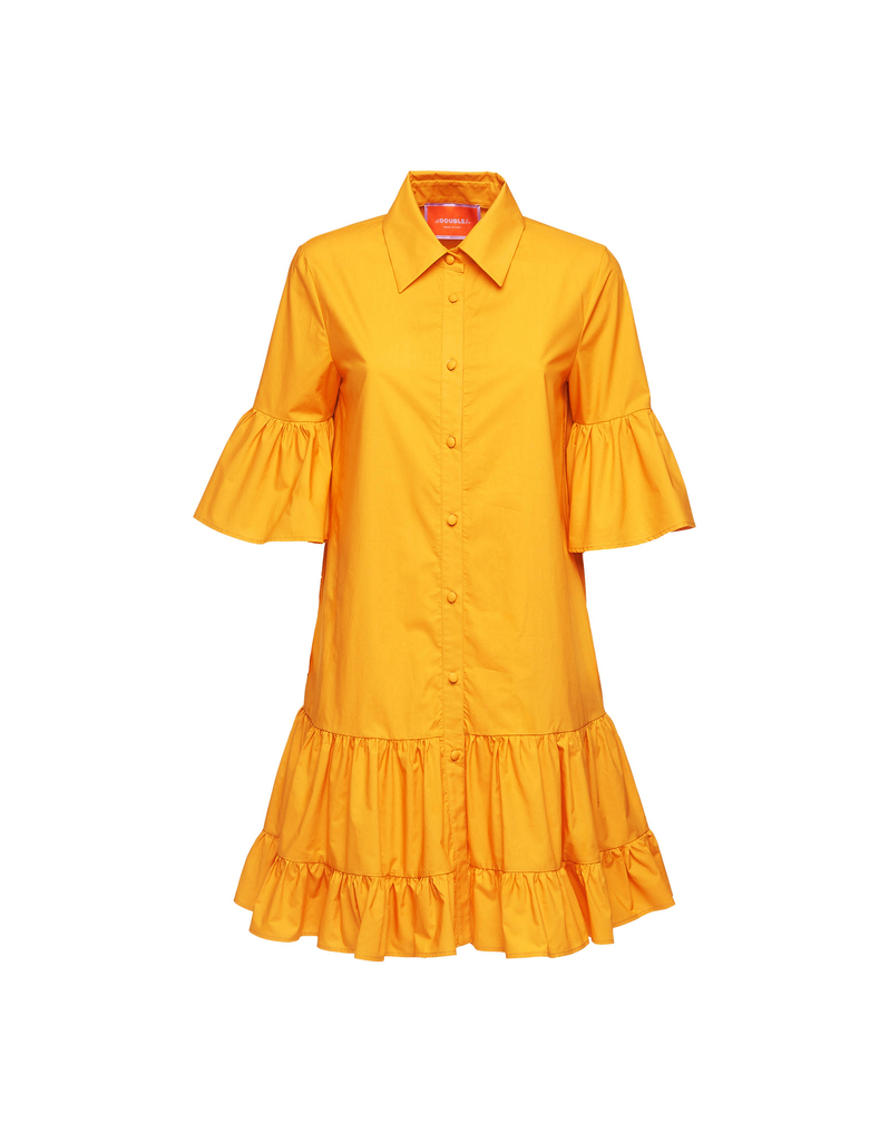 La DoubleJ Choux Dress La DoubleJ Choux Dress Solid Yellow DRE0193COT001MAR0003
