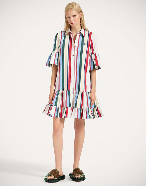 La DoubleJ Choux Dress La DoubleJ Choux Dress Stripes Multicolor DRE0193JCQ106STR05MU01