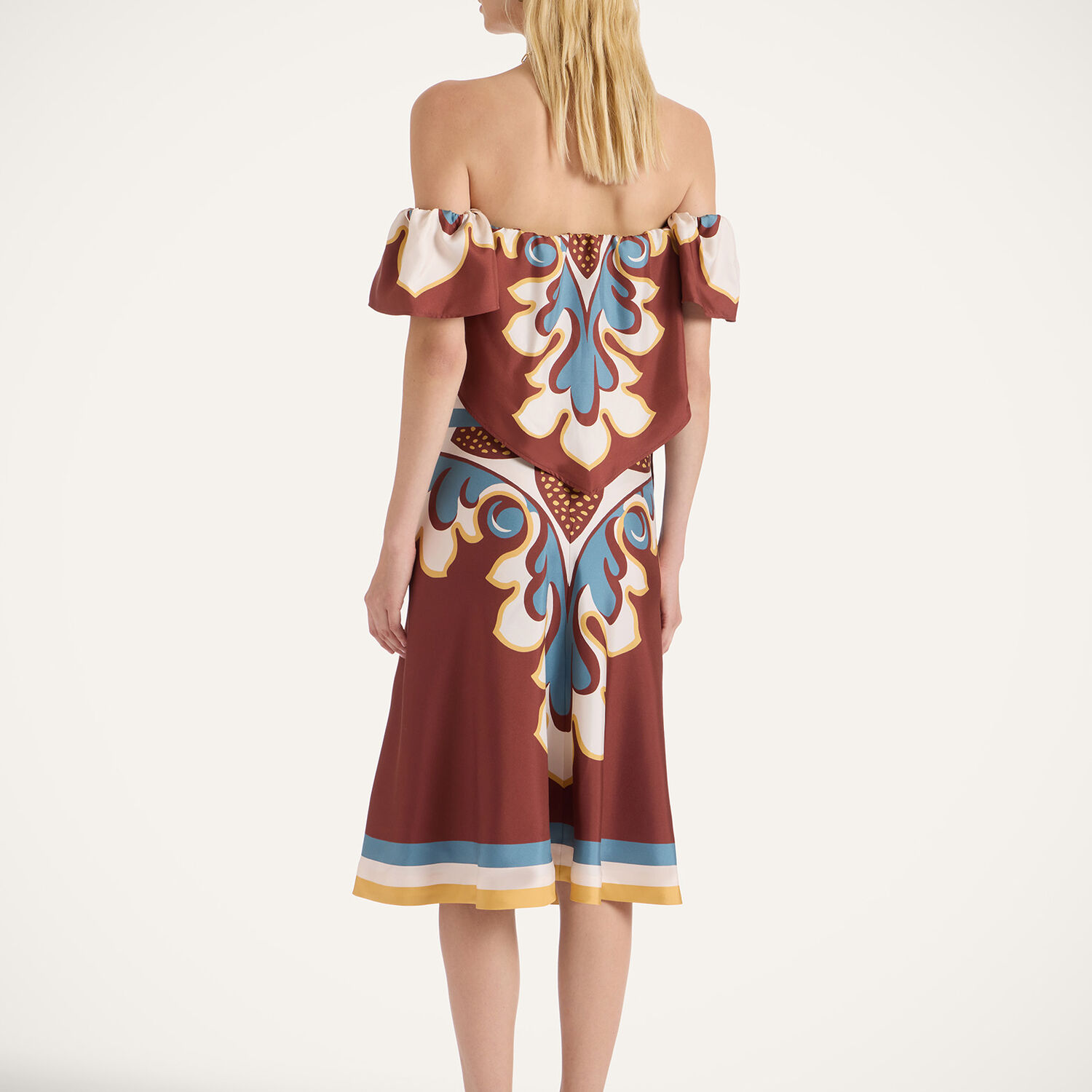 La Doublej Pareo Midi Skirt