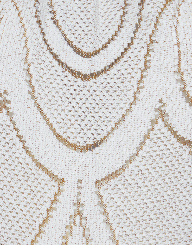La DoubleJ Lacey Visconti Dress La DoubleJ Lacey Visconti Dress Solid White Smoke DRE0633EMB006SOLIDWH02