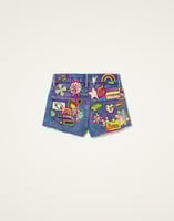 La DoubleJ The Dodger Short Fray Shorts La DoubleJ The Dodger Short Fray Shorts Patch It Up Blue TRO0165DEN011PAT09BU03