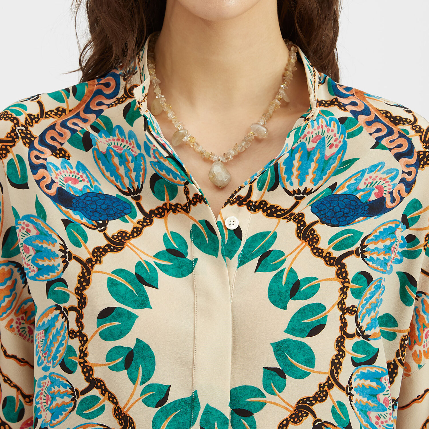 La Doublej Estelle Blouse In Eve Ecru