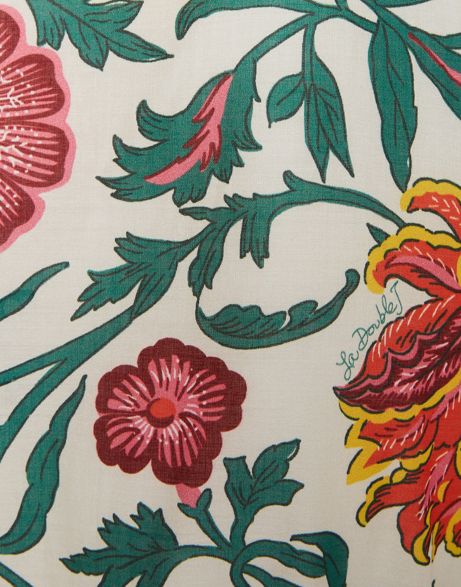 La DoubleJ Bellini Dress Dragonflower Mini Multicolor DRE0016COT003DRE02MU01