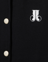 La DoubleJ Embroidered Sisterhood Varsity Bomber La DoubleJ Embroidered Sisterhood Varsity Bomber Solid Black JAC0065JER028SOLIDBL01