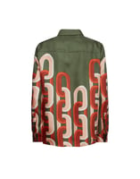 La DoubleJ Boy Shirt Prometheus Plac&eacute;e Camouflage SHI0001SIL001EUS02GR08