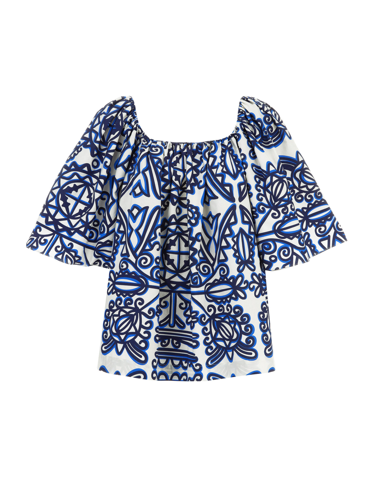 LaDoubleJ Rapunzel Top Parnaveg Blu TOP0025COT001PRN0002