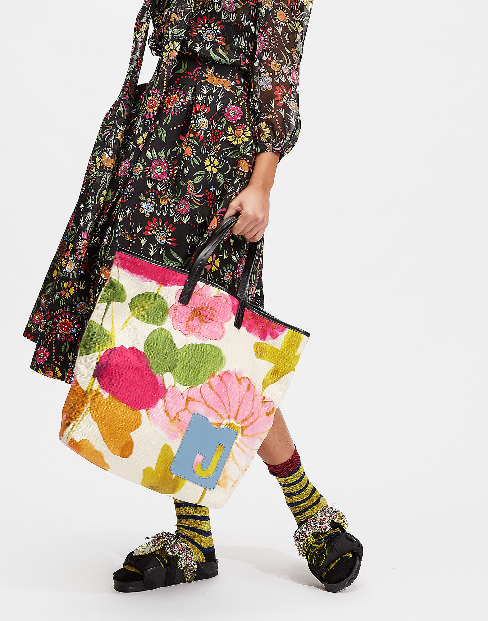 LaDoubleJ Shopper Tote Bag Prom BAG0006COT005PRO0001