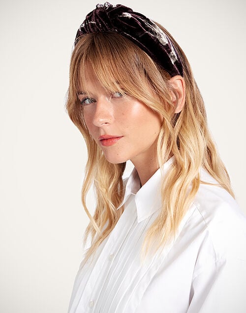 La DoubleJ Love Knot Headband La DoubleJ Love Knot Headband Bamboo Burgundy HEB0015DEV004BMB03RE07