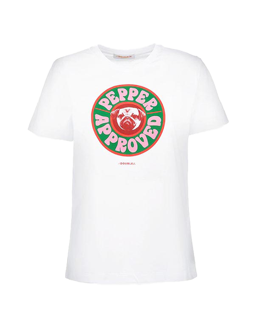 LaDoubleJ Slogan T-shirt Pepper Approved SHI0054JER010SLO0008