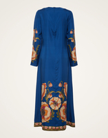 La DoubleJ Long Sleeve Swing Dress La DoubleJ Long Sleeve Swing Dress Poppies Blue Placée DRE0231SIL006PPP0003