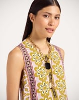 La DoubleJ Stretch Tunic La DoubleJ Stretch Tunic Pagoda Placée Pink DRE0758VIS011PAG01PI01