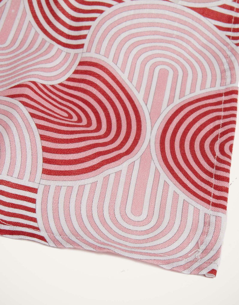 La DoubleJ Large Napkins Set Of 2 La DoubleJ Large Napkins Set Of 2 Slinky Rosso NAP0006LIN001SLI0004