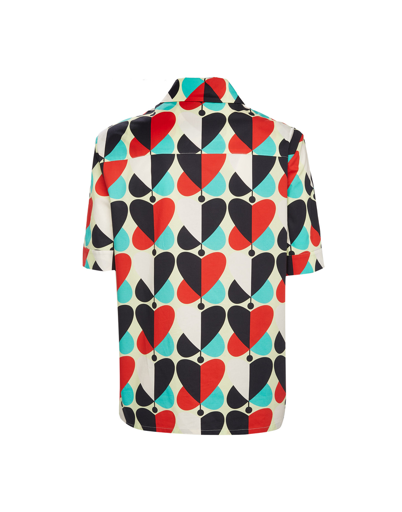 LaDoubleJ Clerk Shirt LaDoubleJ Clerk Shirt Farfalle Rosso SHI0020COT001FAR0004