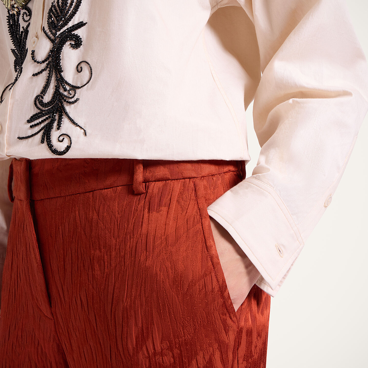 La Doublej 24/7 Pants In Red