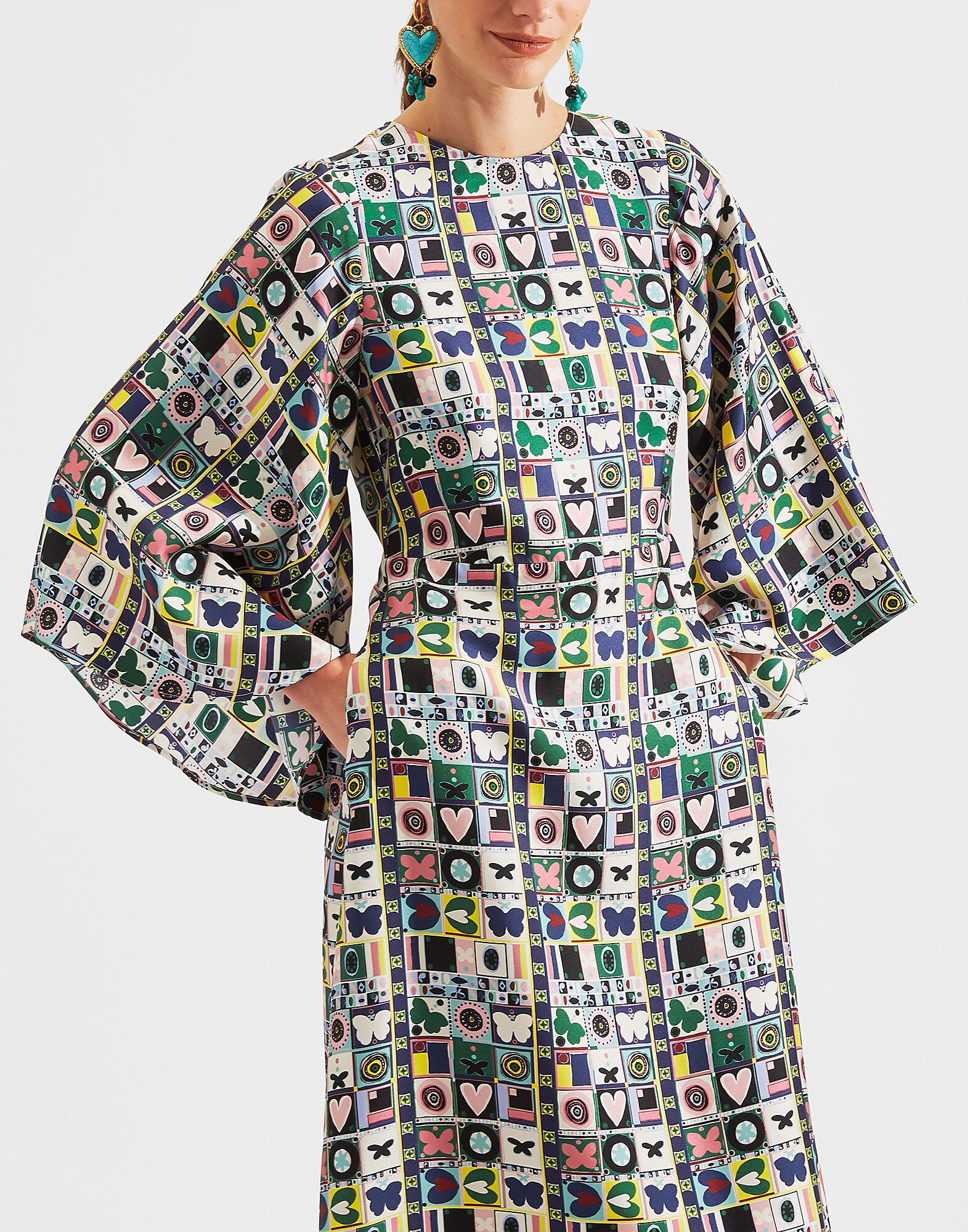 LaDoubleJ Sorella Dress Francobollo DRE0179SIL001FRA0001