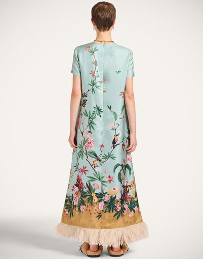 fall swing dresses Double V Swing Dress