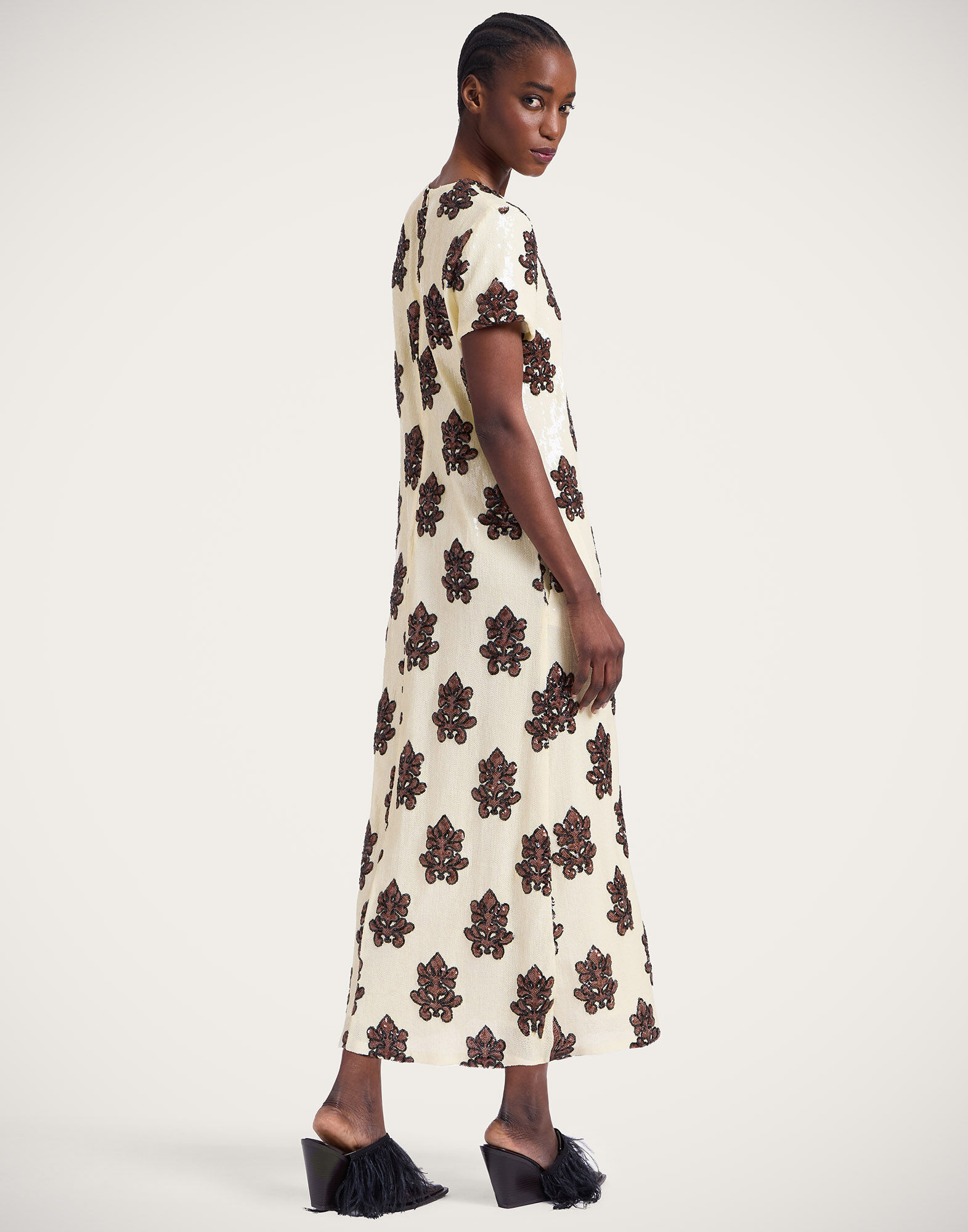 La DoubleJ Super Swing Dress Herald Pink DRE0611PAI006HRL04PI01