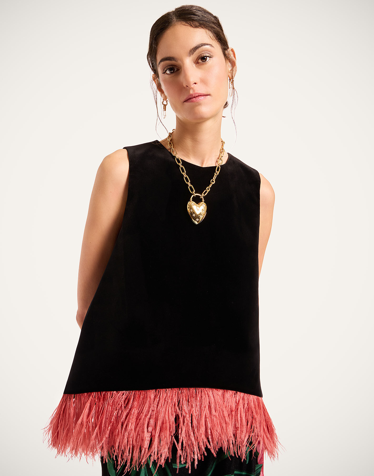 La DoubleJ La Scala Top Solid Black TOP0013VEL011SOLIDBL05