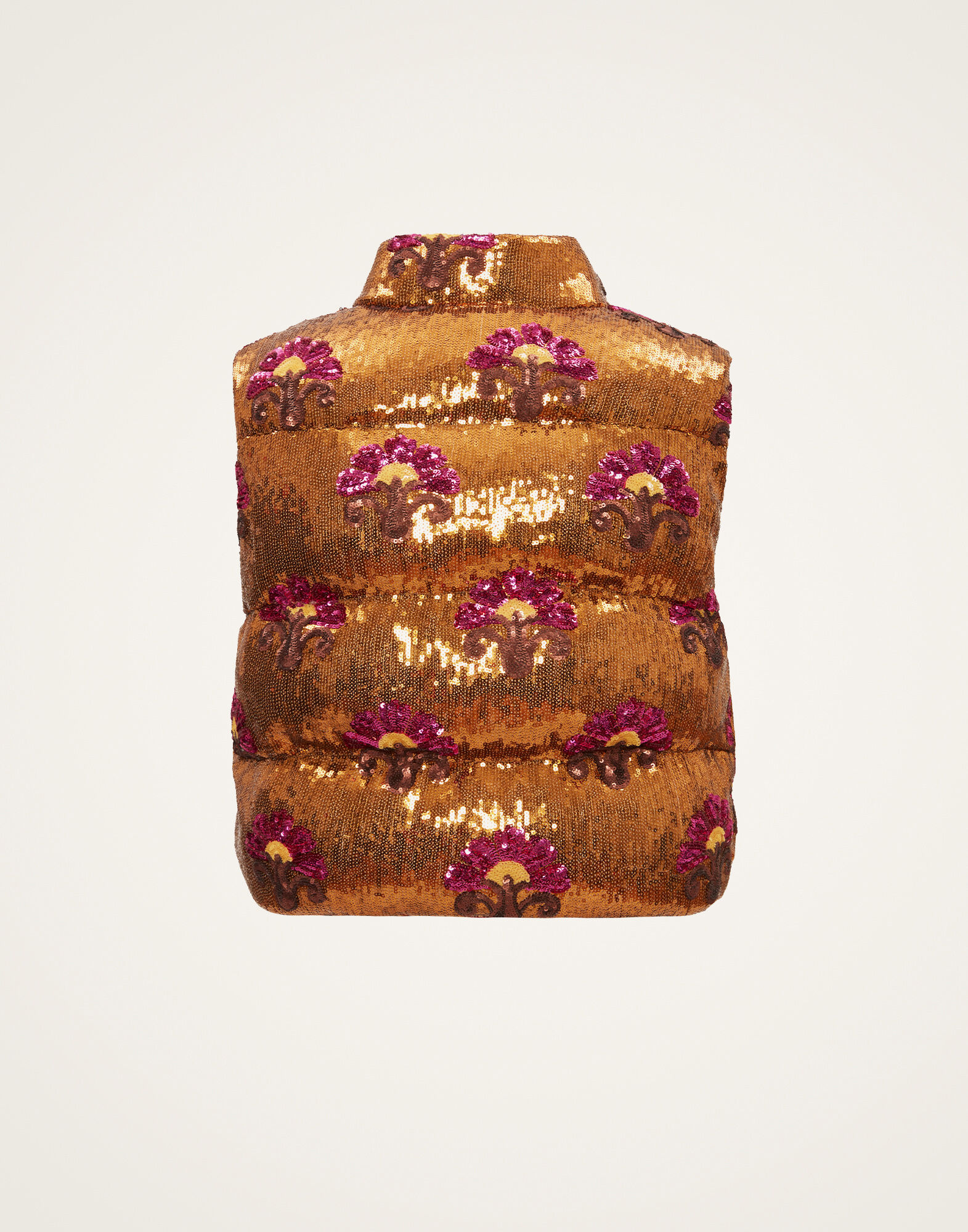 La DoubleJ Bonbon Puffer Vest Bronze DOW0012PAI005TXQ01OR04