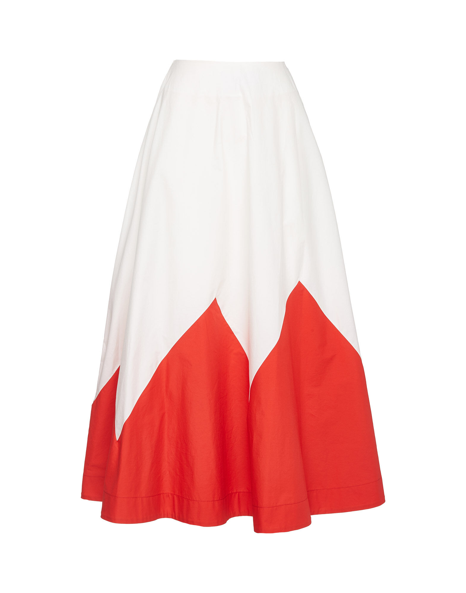 La DoubleJ Holiday Skirt Solid White Smoke SKI0062COT001AVO0004