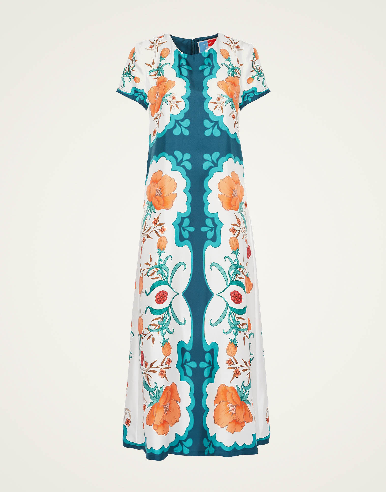 Swing Dress in Morpheus Placée Orange for Women | La DoubleJ Swing Dress in Morpheus Placée Orange for Women | La DoubleJ