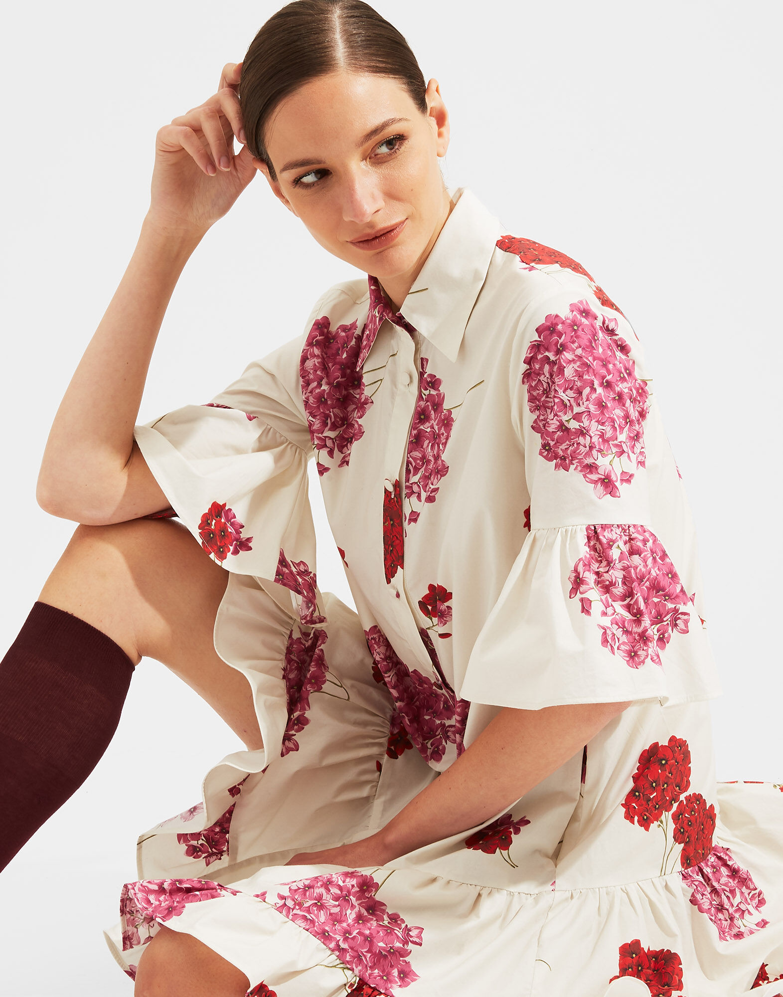 LaDoubleJ Choux Dress Ortensia DRE0193COT001ORT0001