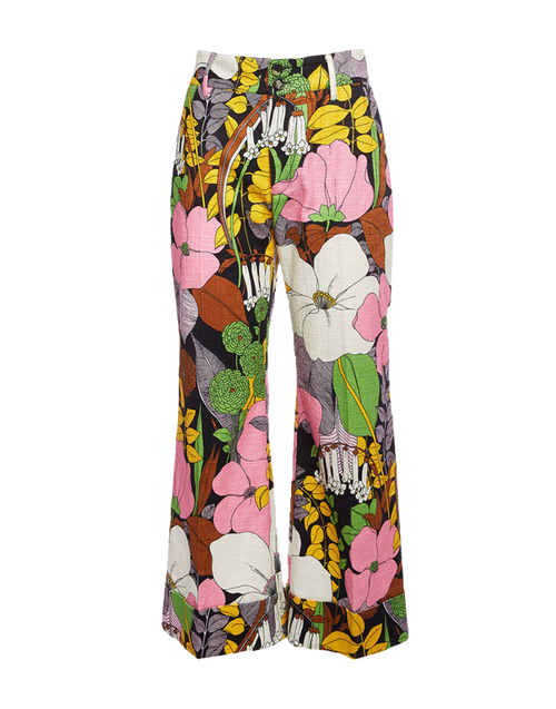 La DoubleJ Hendrix Pants Big Flower TRO0014COT005BFL0001