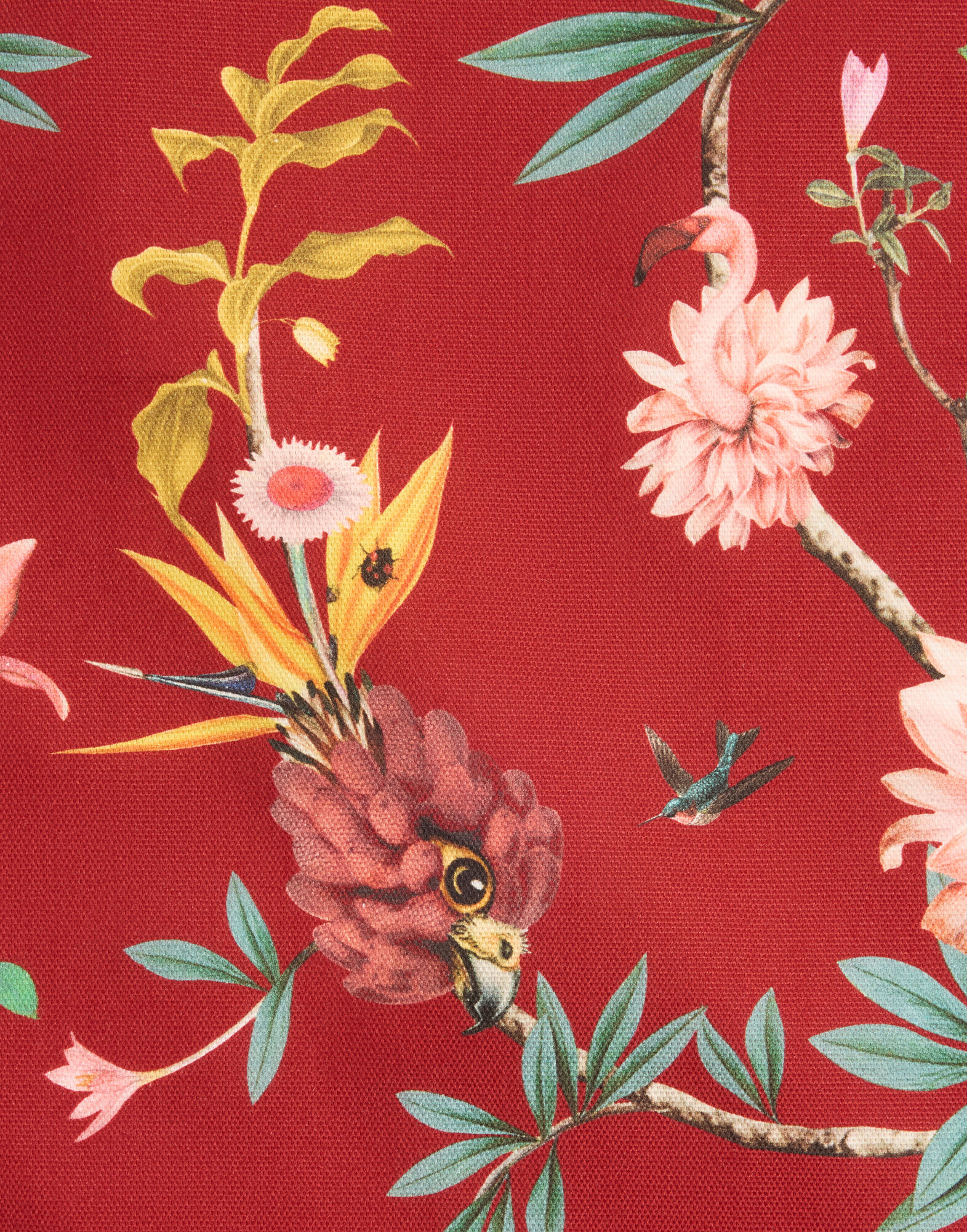 La DoubleJ Placemats Set Of 2 Fantastic Creatures Bordeaux PMT0026COT073FCR01RE02