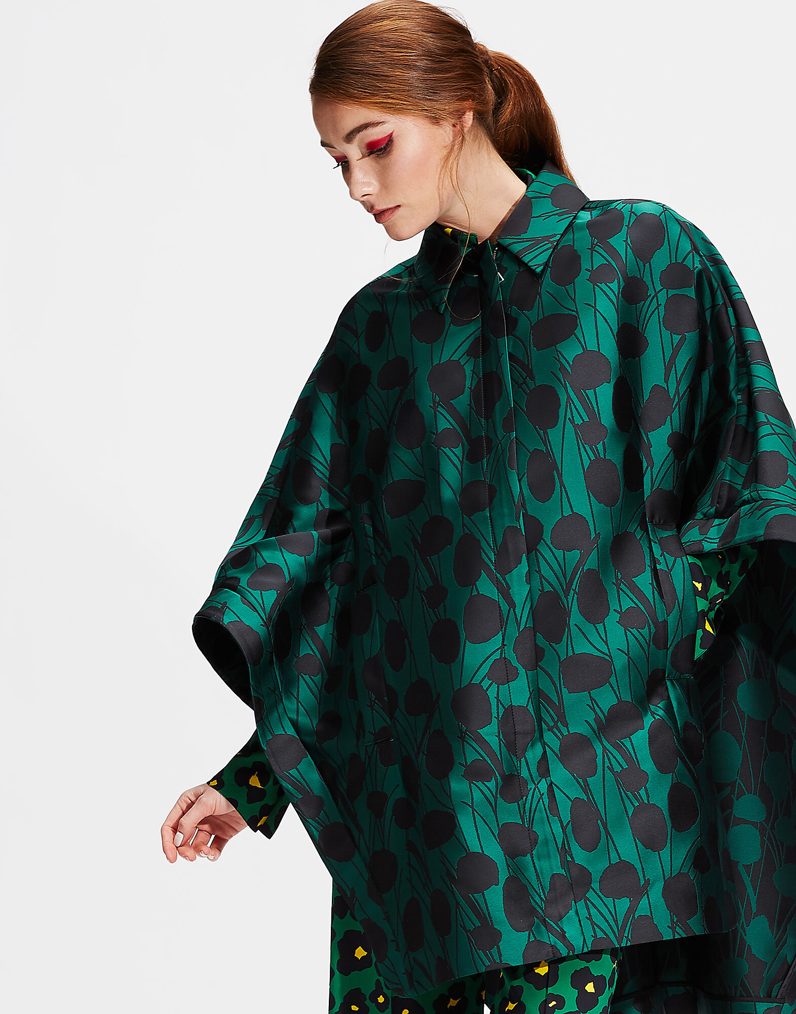 LaDoubleJ Superwoman Cape Moses Verde JAC0016RAS002MSS0003