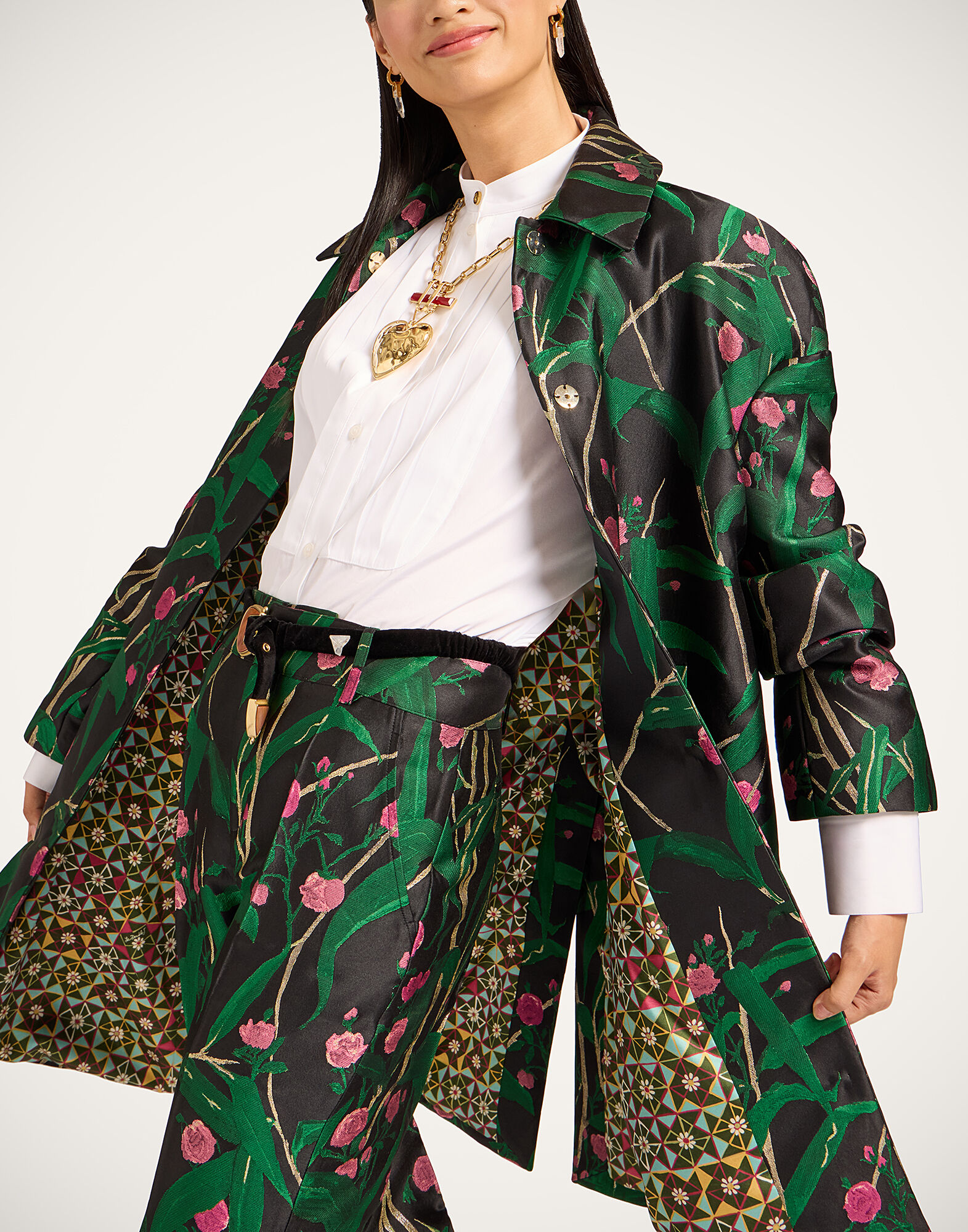 La DoubleJ Boxy Coat Bamboo Black JAC0014JCQ119BMB02BL01