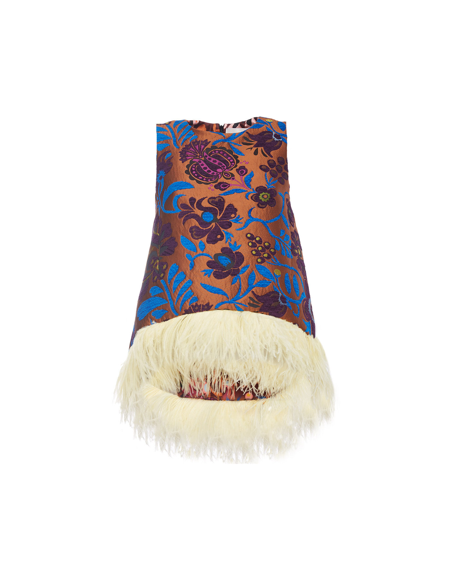 LaDoubleJ La Scala Top (With Feathers) Jacquard Selva TOP0013JAC025SEL0003