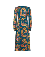 LaDoubleJ Bee Dress LaDoubleJ Bee Dress Windy Flowers Blu DRE0096KNI011WIN0002