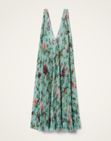 La DoubleJ Twirling Long Dress La DoubleJ Twirling Long Dress Zooflora Light Blue DRE0989TUL002ZOF02BU01