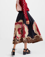 La DoubleJ Sardegna Skirt &#40;Plac&eacute;e&#41;  SKI0044COT015PPP0004