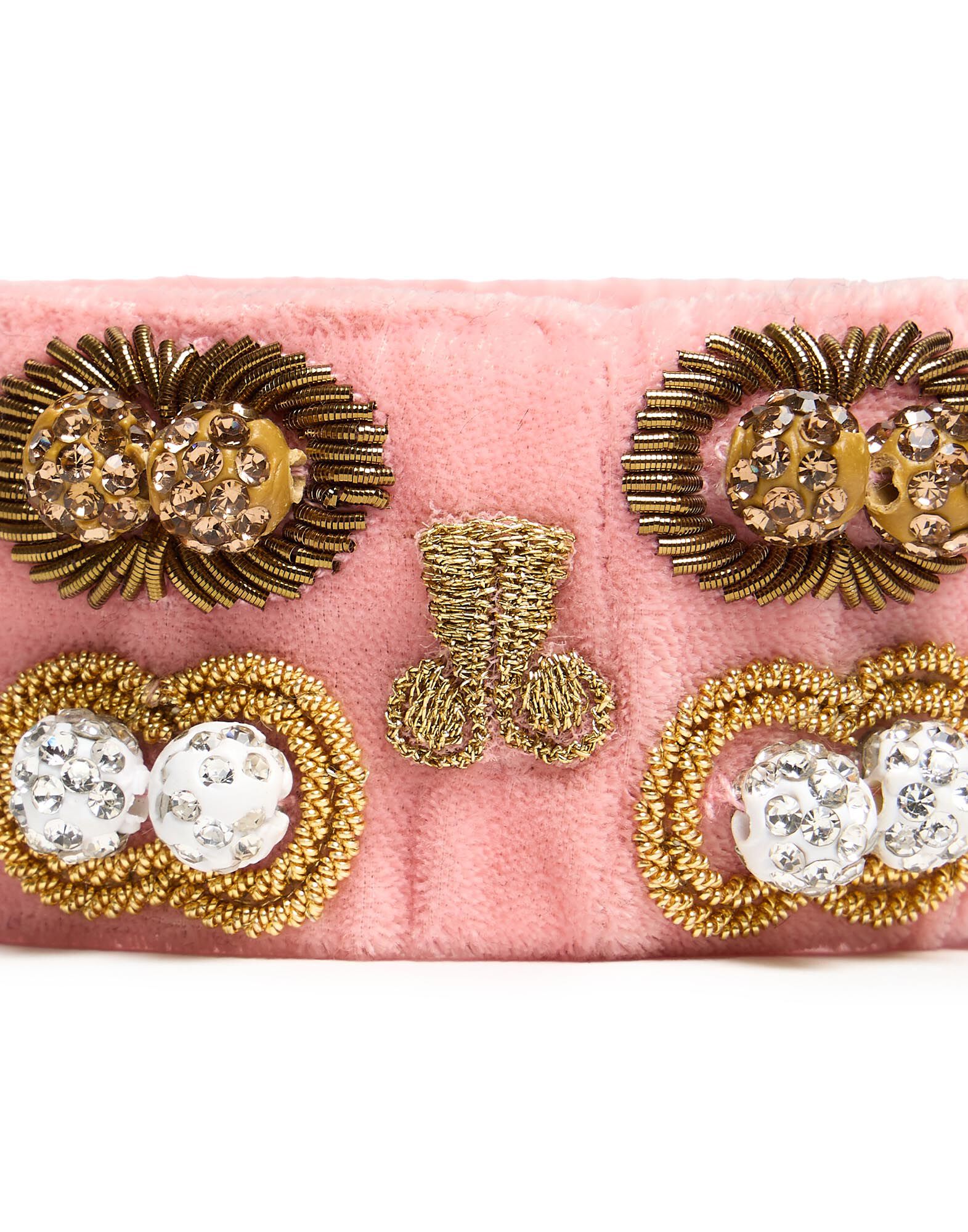 La DoubleJ Tesoro Double Bracelet Solid Pink BAC0009VEL015SOLIDPI01