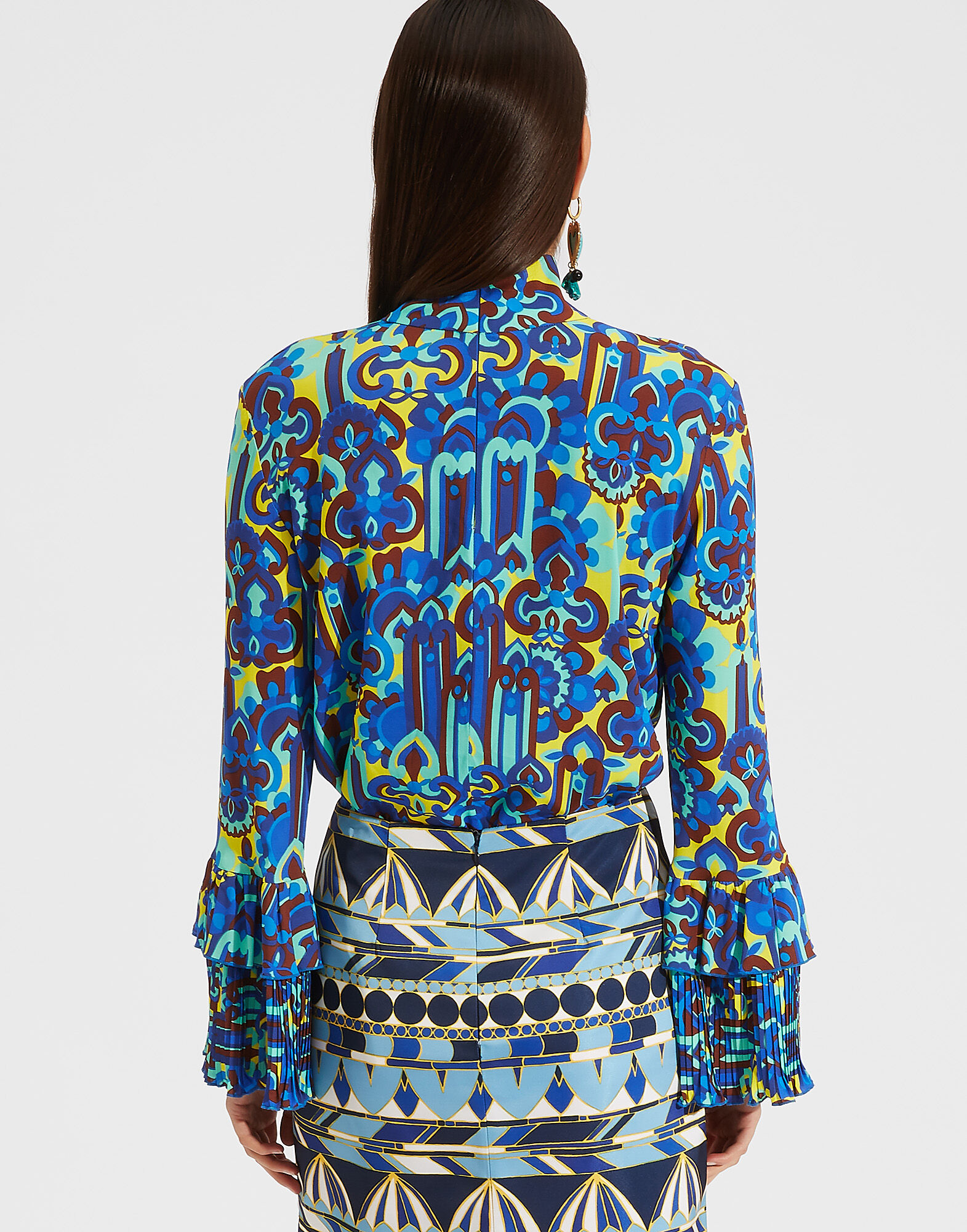 LaDoubleJ Frill Wrist Top Lisboa SHI0024VIS001LIS0001