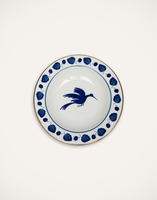 La DoubleJ Soup Plates Set Of 2 La DoubleJ Soup Plates Set Of 2 Wildbird Blue SOU0002CER001BIR01BU03
