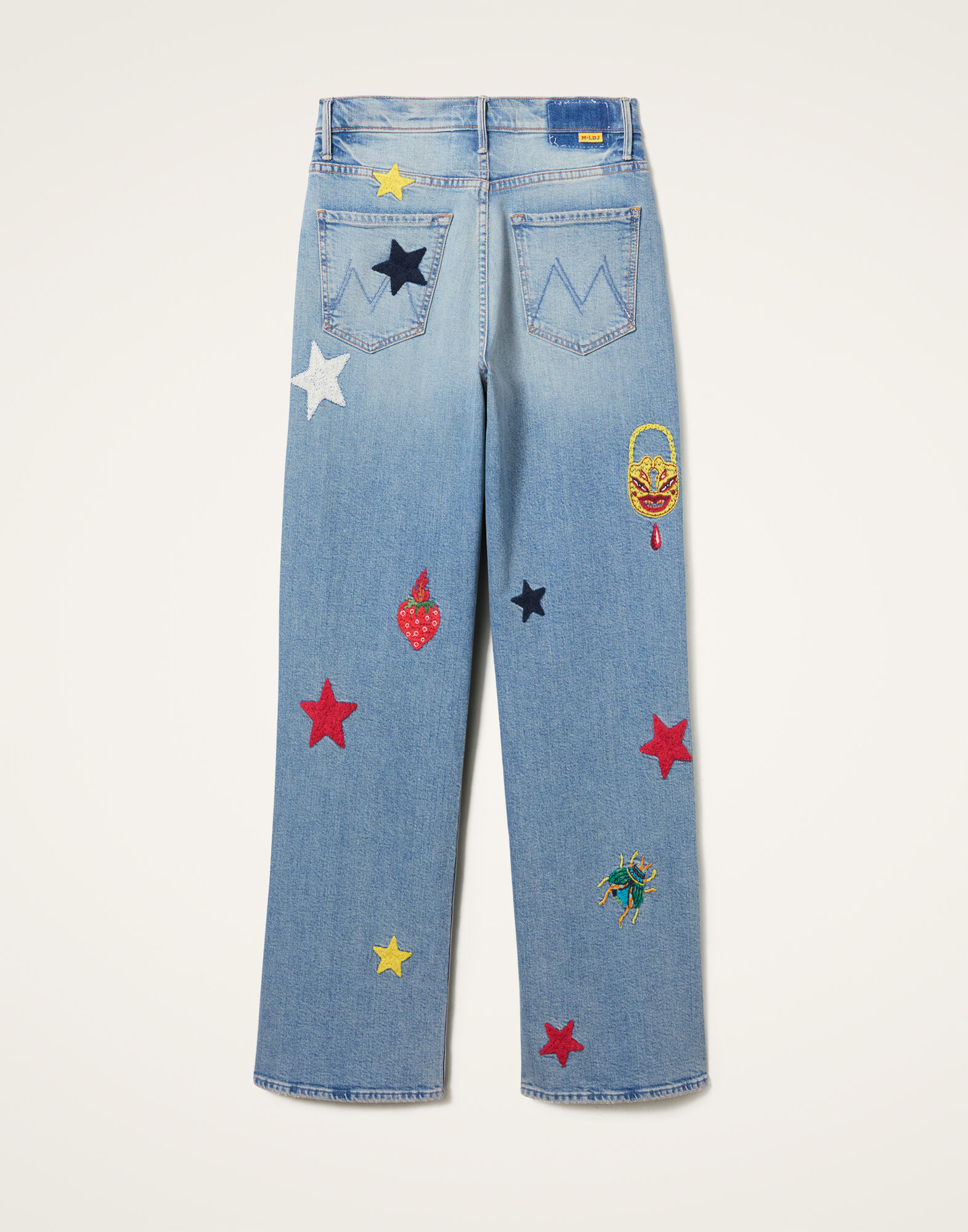 La DoubleJ The Maven Sneak Jeans Star Of The Show Blue TRO0168DEN011STA03BU03