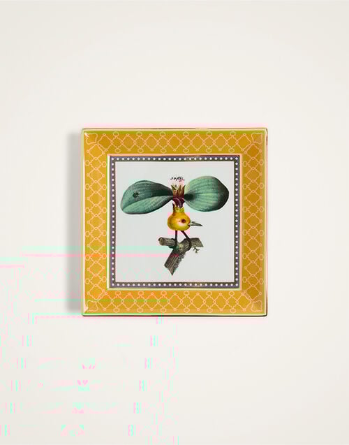 La DoubleJ Trinket Tray La DoubleJ Trinket Tray Leafflyer Saffron TRI0007CER001LEF01YE09