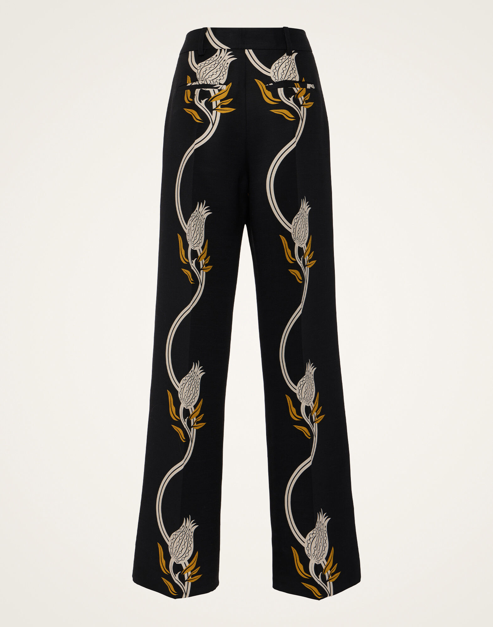 La DoubleJ Let Loose Pants Melograno Black & White TRO0149CAD001MEL01BL03